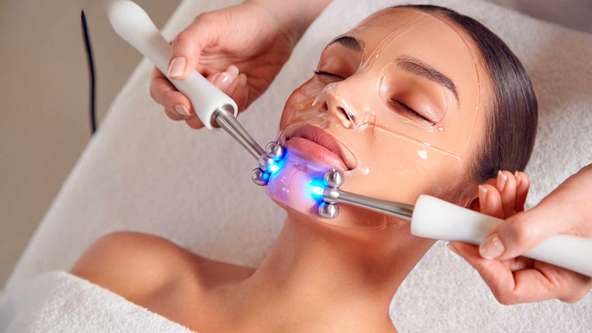 CACI Beauty Treatment on Model