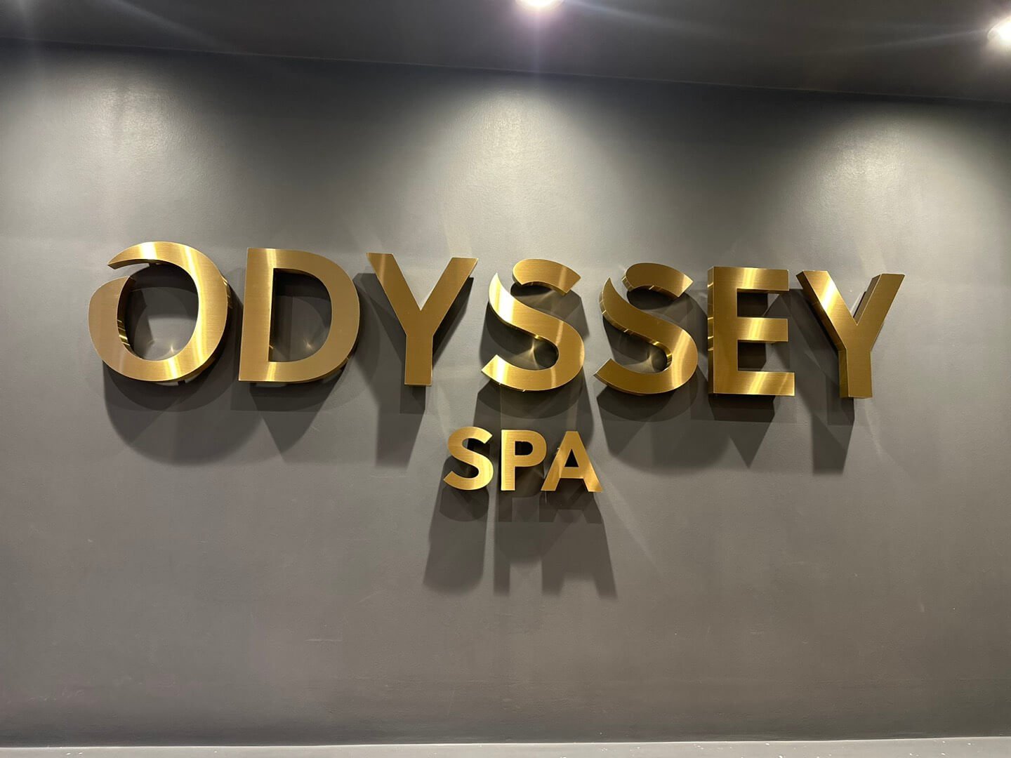 Odyssey Spa Logo Reception