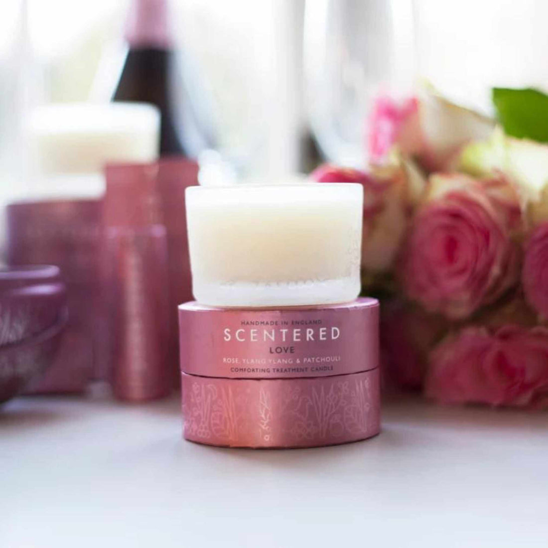 Scentered Aromatherapy Candle - Love